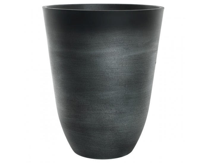 Plastový kvetináč Piedor - sivý melír