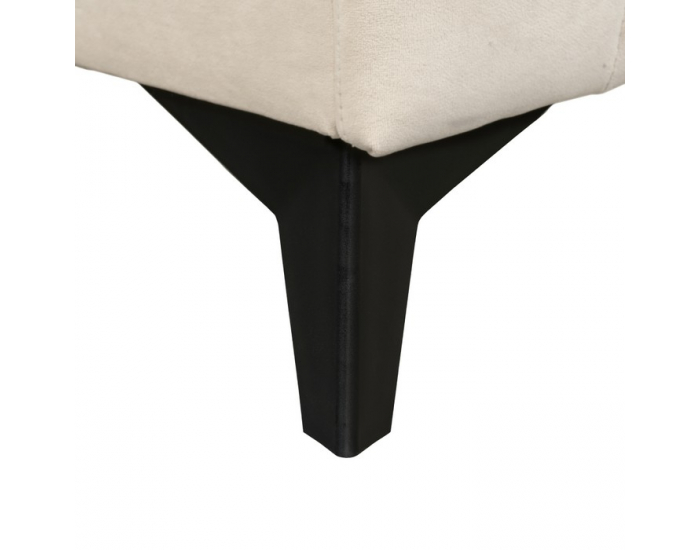 Čalúnená jednolôžková posteľ (váľanda) Pigo - béžová