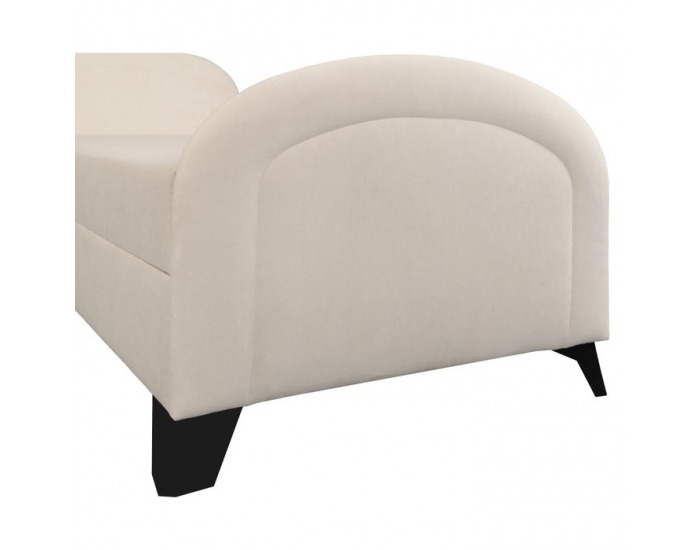 Čalúnená jednolôžková posteľ (váľanda) Pigo - béžová