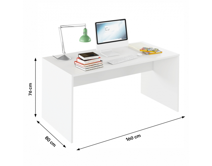 Písací stôl Rioma Typ 16 - biela