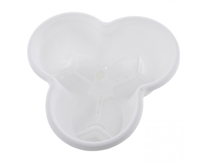 Kaskádový stohovateľný kvetináč (6 ks) Pixelt - biela