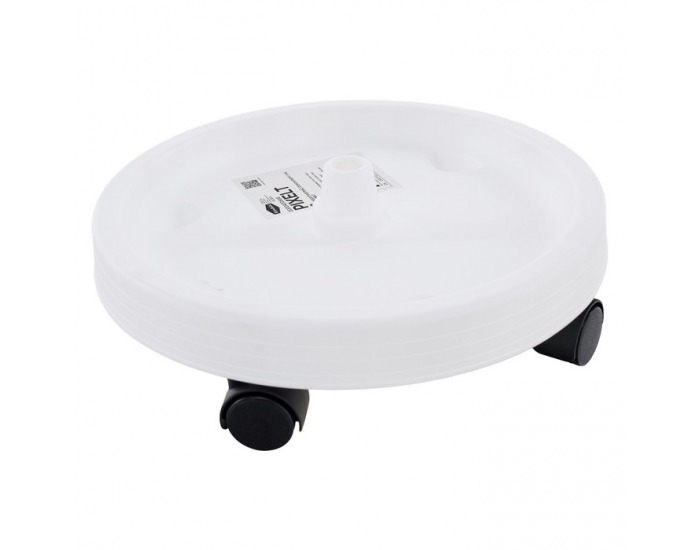 Kaskádový stohovateľný kvetináč (6 ks) Pixelt - biela