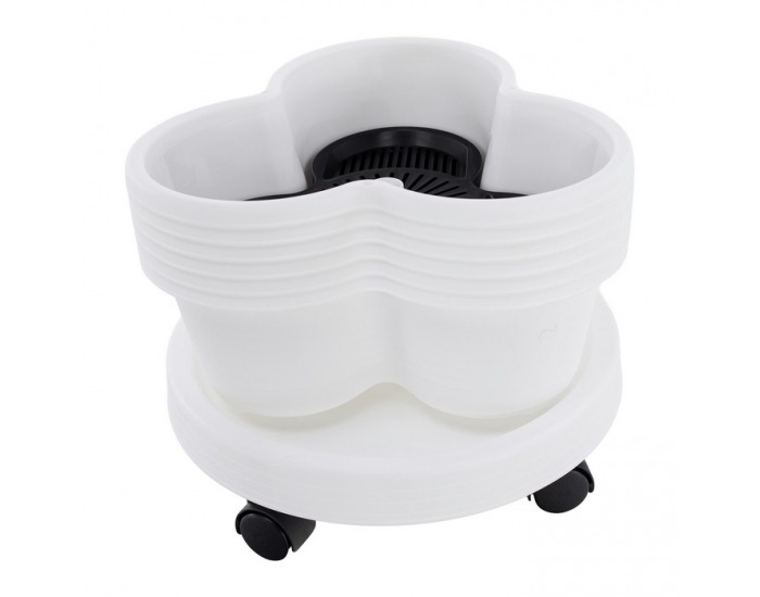 Kaskádový stohovateľný kvetináč (6 ks) Pixelt - biela