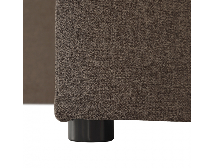 Rohová sedačka s rozkladom a úložným priestorom Play L/P - hnedá