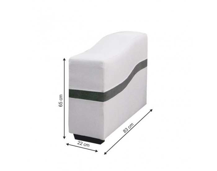 Podrúčka Oregon BOK P - biela / sivá