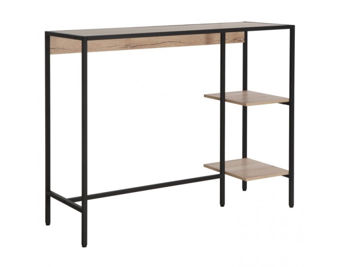 Barový set Pohos 1+2 - dub / čierna