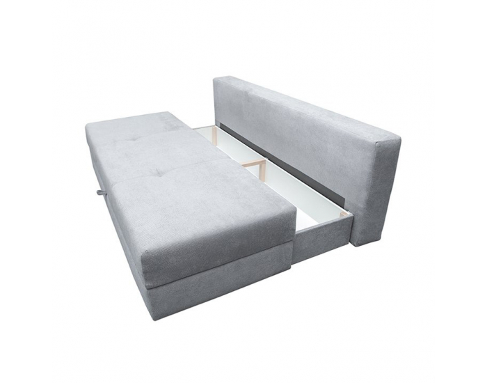 Rozkladacia pohovka s úložným priestorom Doruk - hnedá