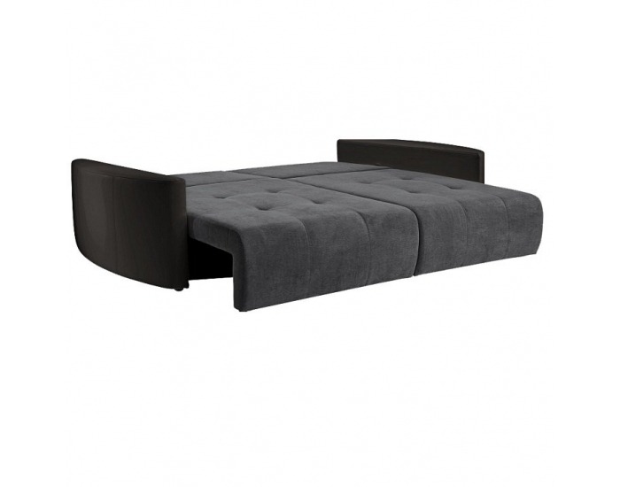 Rozkladacia pohovka s úložným priestorom Porto - hnedá / sivohnedá taupe / sivá / svetlosivá