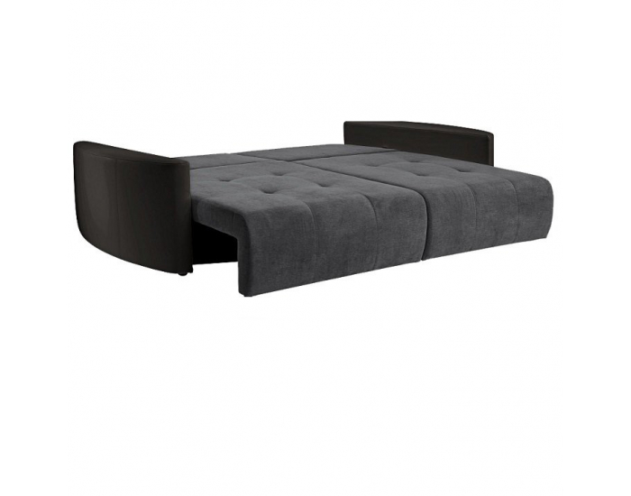 Rozkladacia pohovka s úložným priestorom Porto - sivohnedá taupe / svetlohnedá / krémová