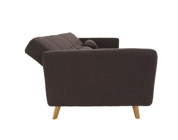 Rozkladacia pohovka Arkadia - hnedá / prírodná