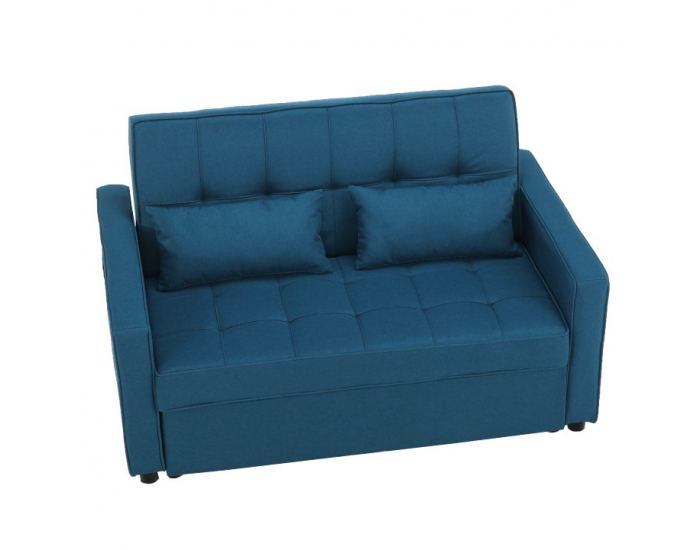 Rozkladacia pohovka Frenka - tyrkysová