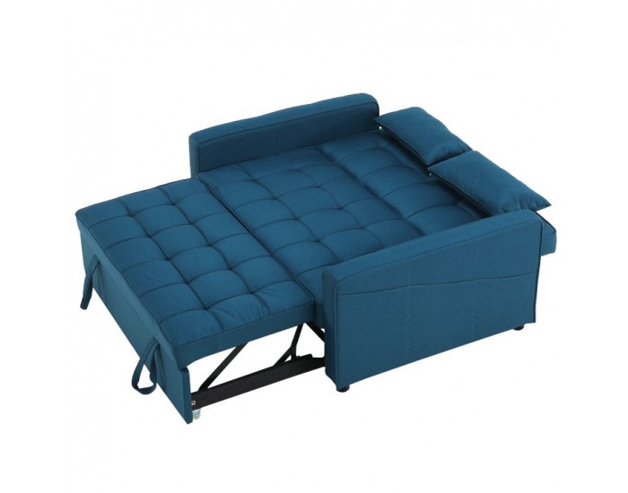 Rozkladacia pohovka Frenka Big Bed - tyrkysová