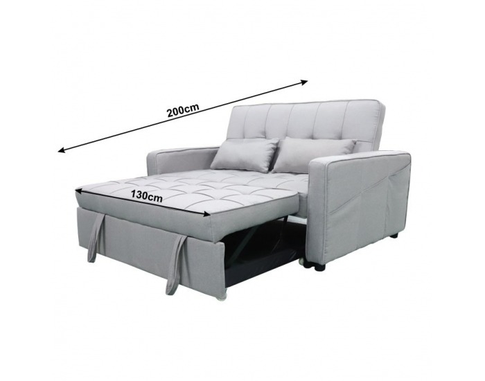 Rozkladacia pohovka Frenka Big Bed - sivá