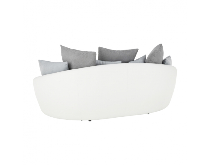 Pohovka Vildan - sivá / biela