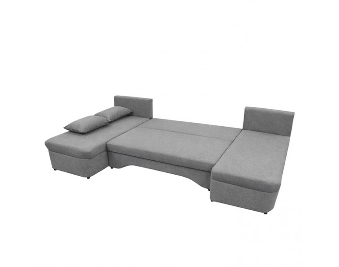 Rohová sedačka U s rozkladom Polaris U Uni L/P - sivá