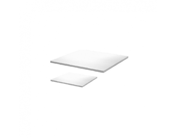 Police do šatníkovej skrine (2 ks) Leira 6D - biela