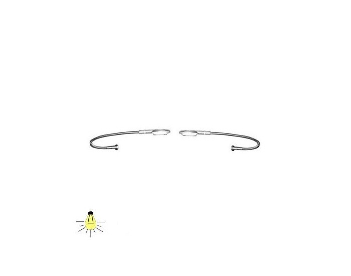 Osvetlenie k posteli LED - teplá biela