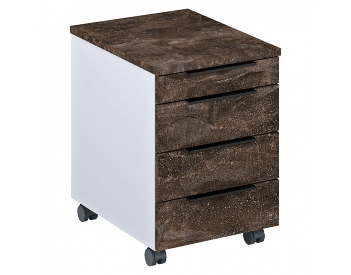 Pracovňa Klaudius - sivá / betón tmavý