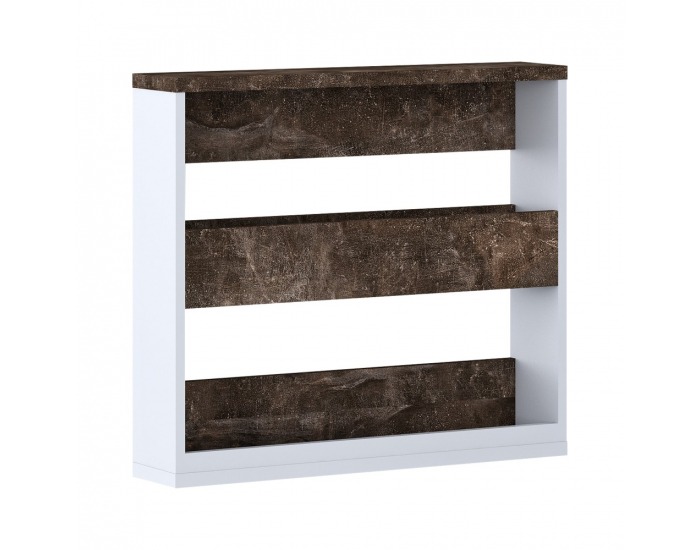 Pracovňa Klaudius - sivá / betón tmavý