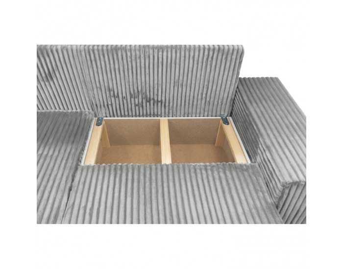 Rohová sedačka s rozkladom Prema Roh Uni L/P - svetlosivá