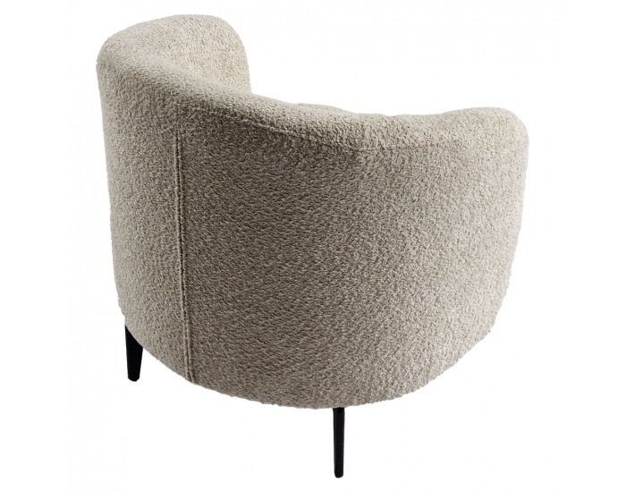 Kreslo Preso - béžová / čierna