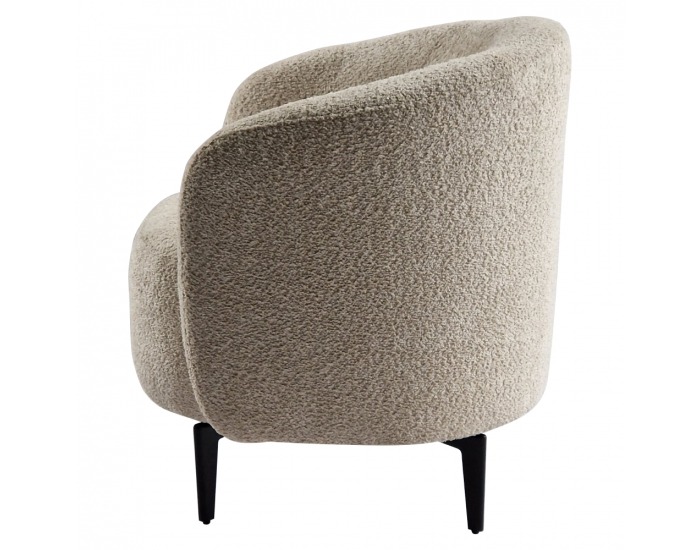 Kreslo Preso - béžová / čierna