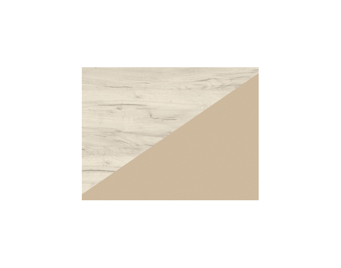 Lavica do kuchyne ZKU-02 - craft biely / béžová ekokoža