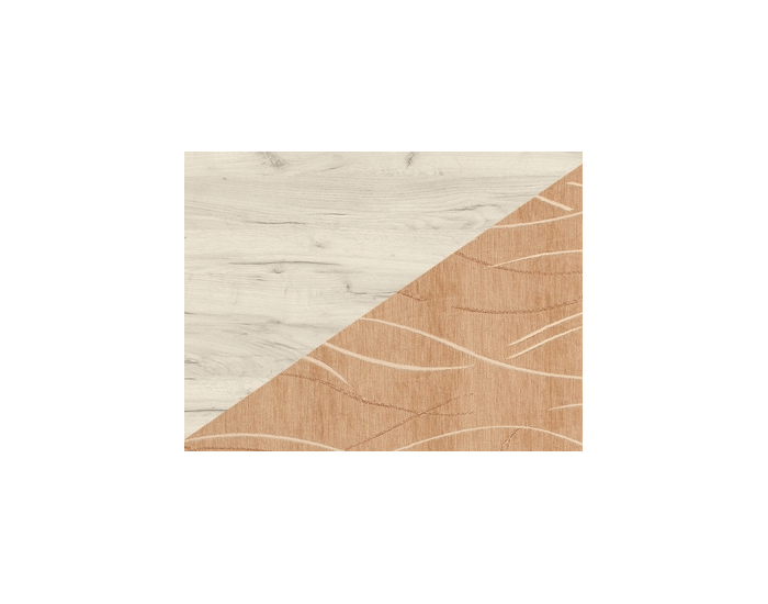 Rohový jedálenský set ZKU-01/A L/P - craft biely / šenil monaco