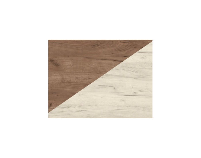 PC stôl Solo SOL-01 - craft tobaco / craft biely