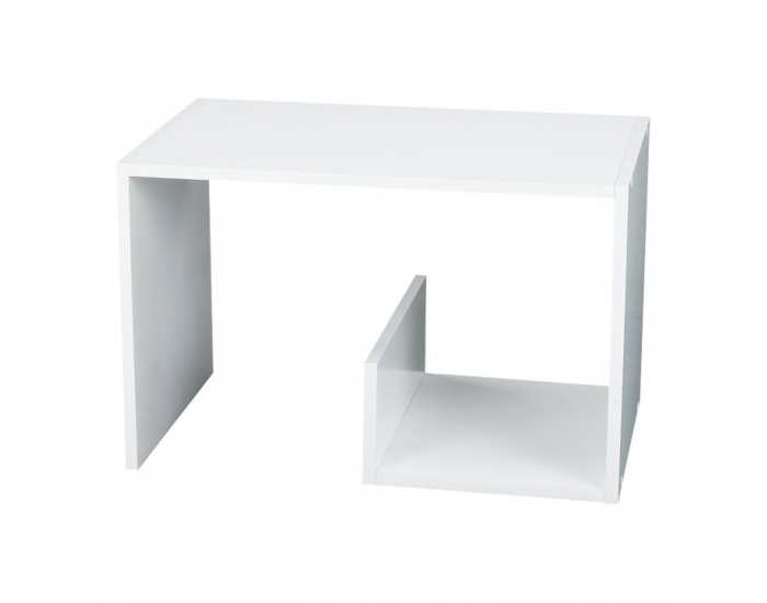 Príručný stolík Volker - biela