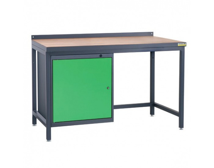 Pracovný stôl PSS02D/L1 - grafit / zelená