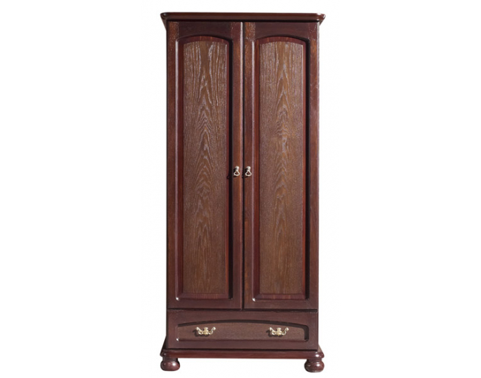 Rustikálna dvojdverová šatníková skriňa Anita 2D - bawaria