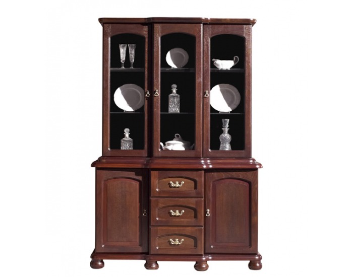 Rustikálna vitrína s komodou Anita M - bawaria