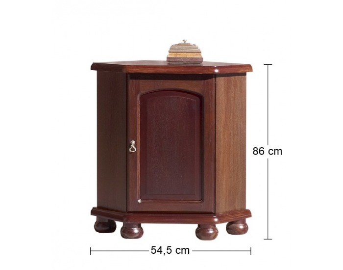 Rustikálna rohová komoda Anita - bawaria