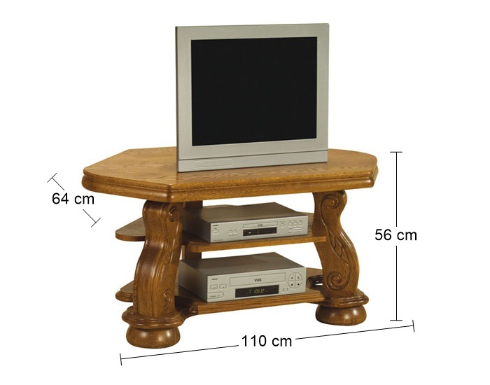 TV stolík Cezar - drevo D3