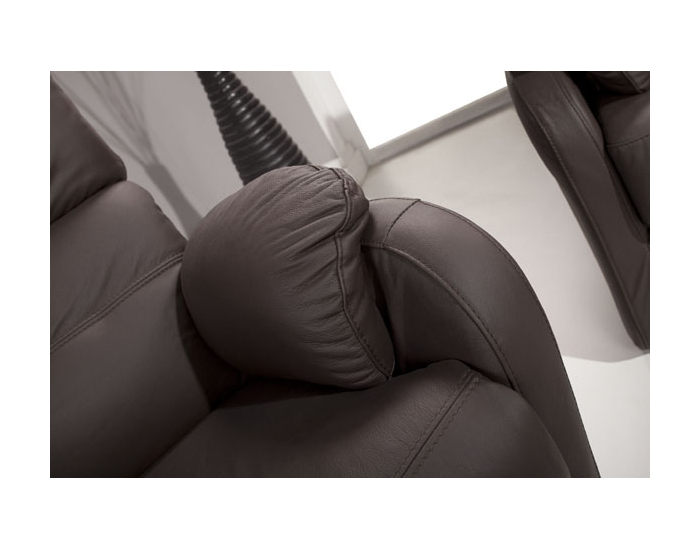 Kožená sedacia súprava Magnum - tmavohnedá (K18)