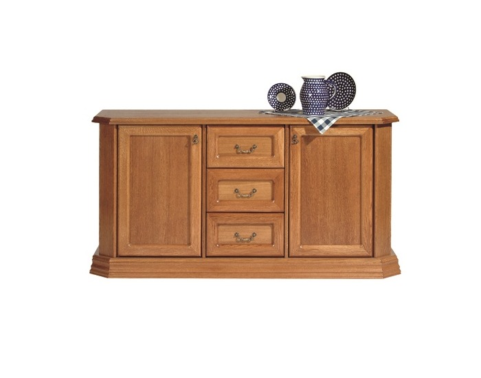Rustikálna komoda Monika 3S - drevo D3