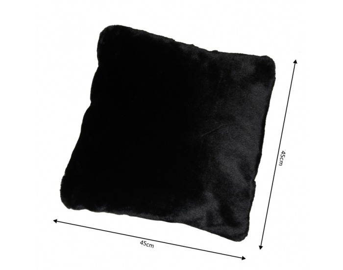 Vankúš Rabita Typ 1 45x45 cm - čierna