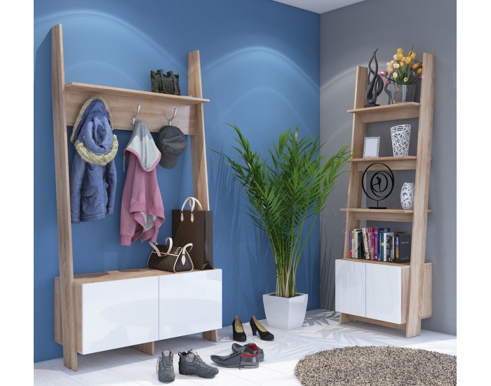 Konferenčný stolík Rack RAC-02 - sonoma svetlá