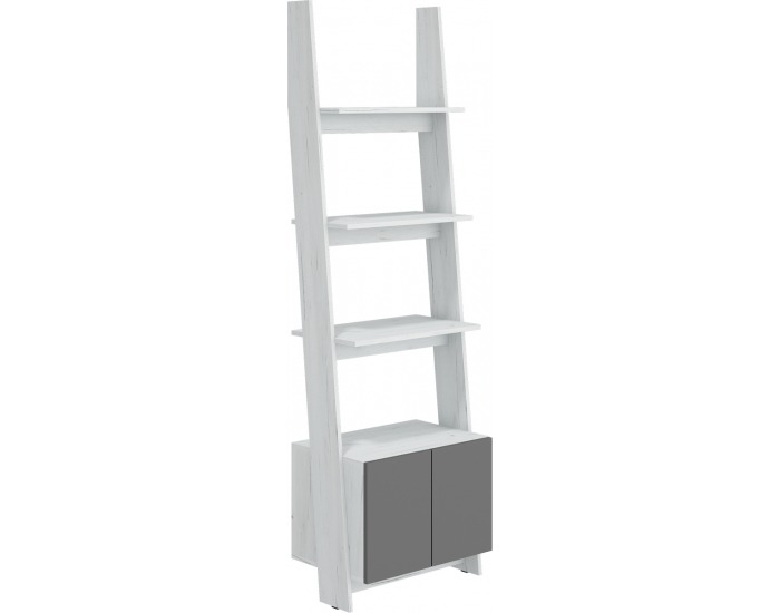 Regál Rack RAC-04 - craft biely / grafit