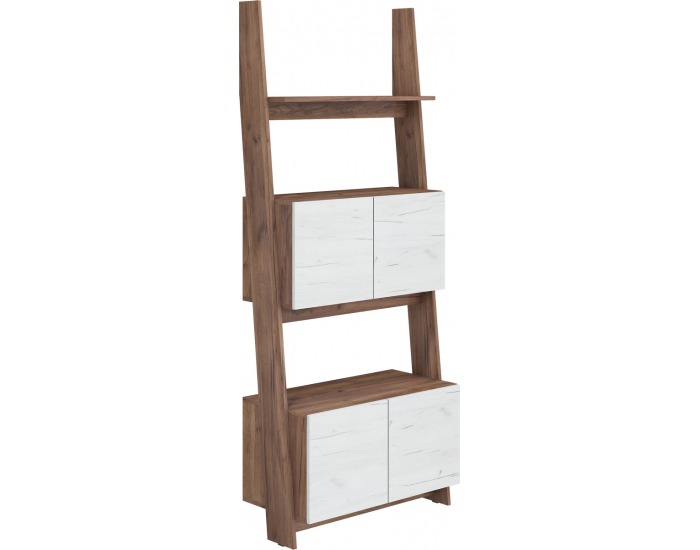 Regál Rack RAC-08 - craft tobaco / craft biely