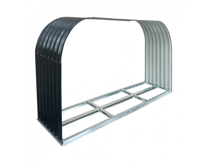 Prístrešok na drevo Radek - antracit