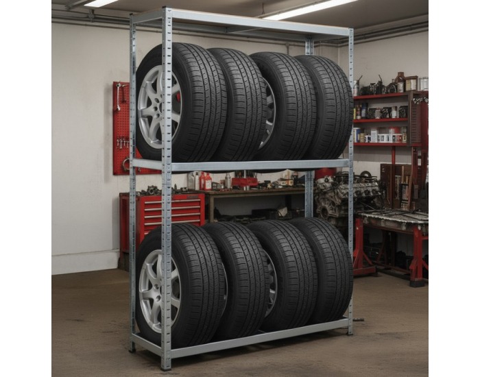 Stojan na pneumatiky Radel New - sivá