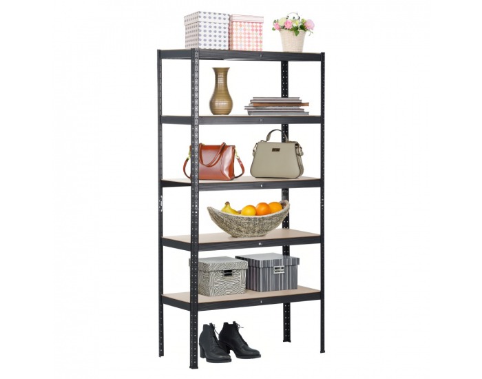 Regál Radman - dub / čierna