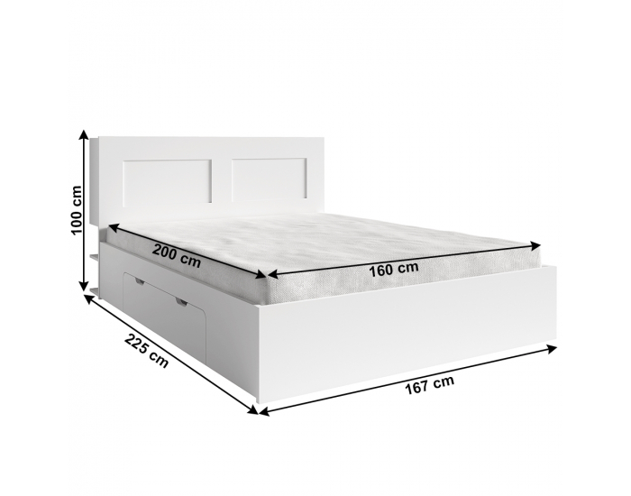 Spálňová zostava Ramiak - biela