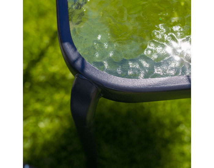 Záhradný príručný stolík Ramol - čierna