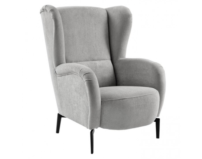 Kreslo (ušiak) Ramon - sivá