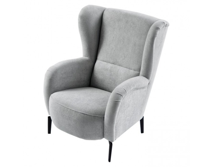 Kreslo (ušiak) Ramon - sivá