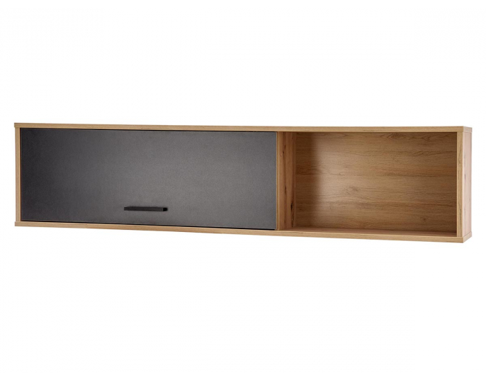 Polica Raven P1 - dub artisan / čierna