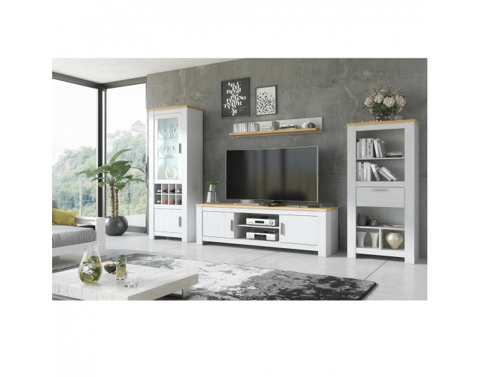 Regál Rene - biela andersen / dub bernstein